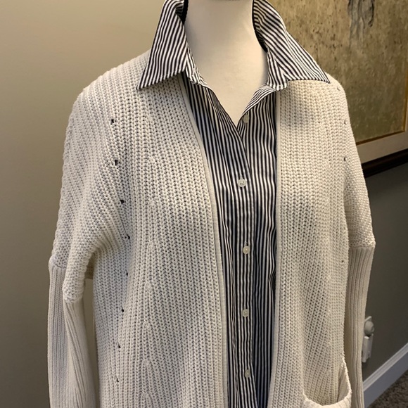 SUPERDRY cotton cardigan knit like new - Picture 2 of 11